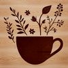 A simple cup design for graphic art and printing, suitable for various formats including SVG.
