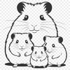 A small, cute hamster in a wheel.