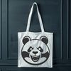 Vector Graphic Wild Animal Art A simple illustration of a wild animal, specifically a panda, created as a vector graphic.