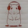Cute Hamster Icon in Vector Format Illustrated hamster icon for use in digital design and printing projects.