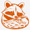 Cute Raccoon SVG Graphic An SVG graphic of a raccoon, suitable for various applications and uses.