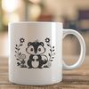 Floral Pattern Skunk Design A colorful illustration of a skunk with floral patterns on its fur, suitable for crafting and DIY projects.