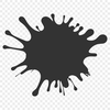 Colorful Splatter Graphic Design A stylized illustration of a splat, created as a vector design for flexible resizing.