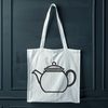 Beautiful SVG Tea Pot A detailed SVG teapot illustration with intricate design elements suitable for vector art and design projects.