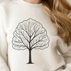 Beautiful Tree Clip Art Download An illustration of a stylized tree created as vector art.
