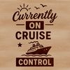 Summer Cruise Vibes A colorful vector illustration of a fun cruise quote for a summer vacation.