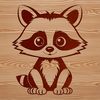 Free editable raccoon clip art design A raccoon clip art design created as an editable SVG file.