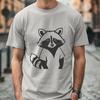 Raccoon SVG Design Element A scalable SVG graphic design element featuring a raccoon.