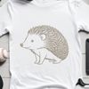 Free Vector Art Hedgehog A digital illustration of a hedgehog, suitable for vector art projects.