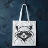 Cartoon Raccoon SVG Design A cartoon raccoon designed as a vector graphic.