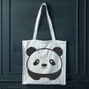 Panda Illustration in Black and White A black and white panda illustration in vector format.