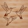 Hummingbird Illustration for Creative Projects An illustration of a hummingbird, rendered as a high-resolution SVG file.