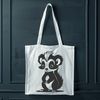 Wild Skunk Silhouette Illustration A vector illustration of a skunk with distinctive black and white markings.