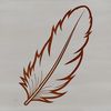 A single vector illustration of a feather in various styles and designs.