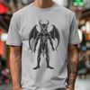 Evil Entity Icon SVG An illustration of a male figure representing the devil in dark colors with sharp features.
