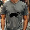 A detailed illustration of a badger, a wild animal native to various parts of the world.
