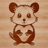 Free SVG Vector Design - Possum Image An illustration of a possum, a wild animal commonly found in various regions.