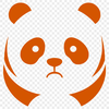 Free Panda Clipart for Projects A detailed vector graphic of a giant panda, suitable for commercial or personal projects.