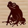 Adorable Wild Toad Illustration An isolated vector graphic of a single toad showcasing its distinctive features.