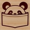 Wild Panda Vector Art A high-resolution vector illustration of a realistic panda in its natural habitat.