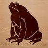 Vector Wild Animal SVG Image Illustration of a wild animal toad in vector format.