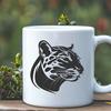 Beautiful Ocelot Head Design Vector A realistic illustration of an Ocelot's head and shoulders in a vector format.
