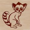 Wildlife Vector Illustration: Lemur A detailed illustration of a lemur, an animal native to Madagascar.