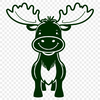 North American Wildlife SVG Illustration An SVG vector art depiction of a large wild animal native to North America.