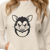 Free Vector Art Possum Design A realistic illustration of a possum, suitable for vector art designs.