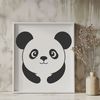 Wildlife Vector Illustration: Panda A vector illustration of a cute panda in a natural habitat.