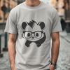 Wildlife Vector Art: Skunk with Eyeglasses A cartoon skunk wearing glasses in a vector format.