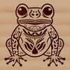 Fun Vector Toad Design A colorful illustration of a toad in various poses, suitable for vector art and design projects.