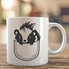 Wild Animal Skunk Illustration in Various Poses Vector illustration of a skunk animal in various poses and shapes, suitable for cutting machines like Cricut.
