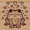 Vector Amphibian Illustration A detailed vector illustration of a toad, suitable for various design applications and crafts.