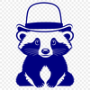 A cartoon badger illustration in vector format, suitable for digital design and printing.