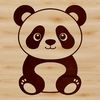 Beautiful Vector Panda Design A high-resolution illustration of a panda in a natural environment.