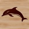 Free Vector Dolphin Clip Art A stylized illustration of a dolphin, suitable for digital and offline projects.