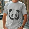Free Vector Panda Illustration An outline image of a panda suitable for cutting or engraving.