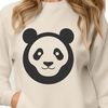 Stylish Panda Bear SVG Design A stylized illustration of a panda bear in a digital format.