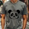 Wildlife Vector Graphic - Panda A digital illustration of a wild panda, suitable for vector design projects.