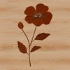 Detailed Floral Design Vector Image A detailed illustration of a wildflower in bloom, suitable for digital crafting and graphic design projects.