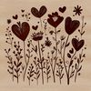 Free Floral Graphics and Images A vector graphic representation of a single wild flower surrounded by its natural habitat.