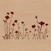 Beautiful Blooms SVG Clip Art A simple illustration of a wildflower in bloom, suitable for use in craft projects.