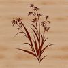 Free SVG Flower Graphics A detailed illustration of a wild flower in a natural setting, suitable for graphic design.