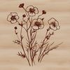 Colorful Wildflower Vector Graphics A colorful illustration of a wildflower in full bloom, suitable for vector designs and crafts.