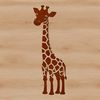 A tall, spotted animal with a long neck and legs, commonly found in savannas and grasslands.