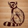 Lemur illustration in vector format.