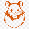 A realistic illustration of a possum in its natural habitat.