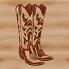 Boots and Rodeo Clip Art Illustrative design of cowboy boots, perfect for crafting and DIY projects.
