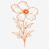 Unique Wild Flower Design SVG - Free Download